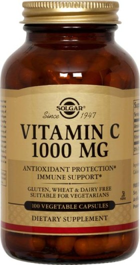 SOLGAR VIT C 1000MG X100 VEGIC