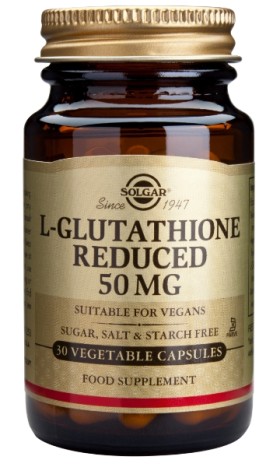 SOLGAR L-GLUTATHIONE 50MG CAPS