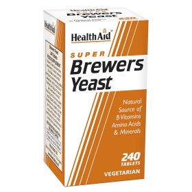 HEALTH AID Super Brewers Yeast 240 Ταμπλέτες