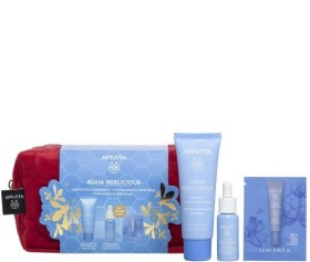 Apivita Aqua Beelicious Promo Hydrating Gel-Cream Rich Texture 40ml & Booster 15ml & Eye Gel 1.5ml