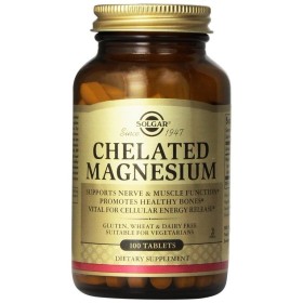 SOLGAR CHELATED MAGNES 100MG T