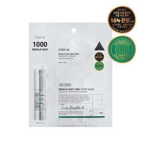 VT Cosmetics - Reedle Shot 100 2Step Mask - Firming Face Mask in a Sheet - 1.5g+25g