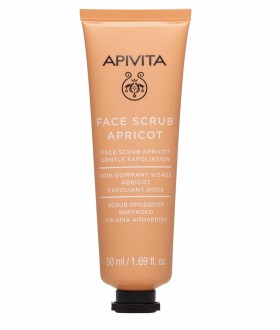 APIVITA Scrub Προσώπου Βερύκοκο για Ήπια Απολέπιση 50ML