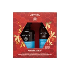 Apivita Hydra Shot Promo Moisturizing Shampoo ω250ml & Leave-In Conditioner 100ml