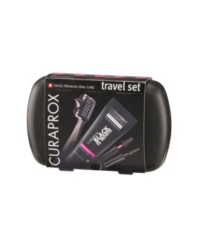 Curaprox Travel Set Μαύρο 1τμχ