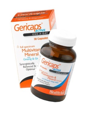 HEALTH AID GERICAPS ACTIVE MULTIVIT 30CAPS