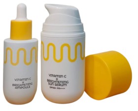 COMMONLABS Glow Combo Vitamin C Brightening Sun Serum SPF50+ 51ml  &  Brightening  Ampoule 30ml