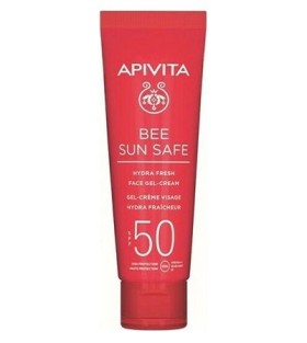 APIVITA BEE SUN SAFE Ενυδατική Κρέμα-Gel Προσώπου SPF50