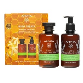 Apivita Promo Body Treats Tonic Mountain Tea Shower Gel 250ml & Body MIlk 200ml