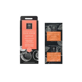 Apivita Express Beauty Face Scrub Apricot 2x8ml - Τζελ Ήπιας Απολέπισης Με Βερύκοκο