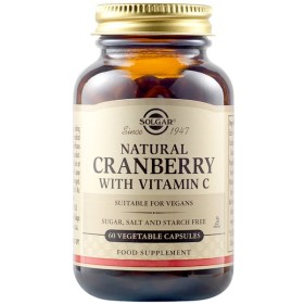 Solgar Natural Cranberry with Vitamin C, 60veg.caps