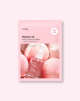 ANUA Peach 70% Niacin Serum Brightening Sheet Mask 25g