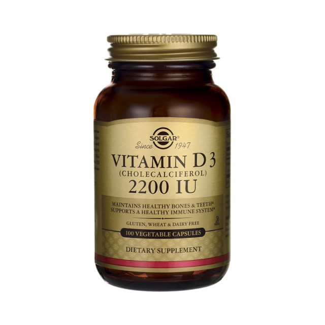 SOLGAR VIT D-3 2200 IU CAPS X1