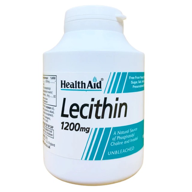 HEALTH AID Lecithin 1200mg 100 Κάψουλες