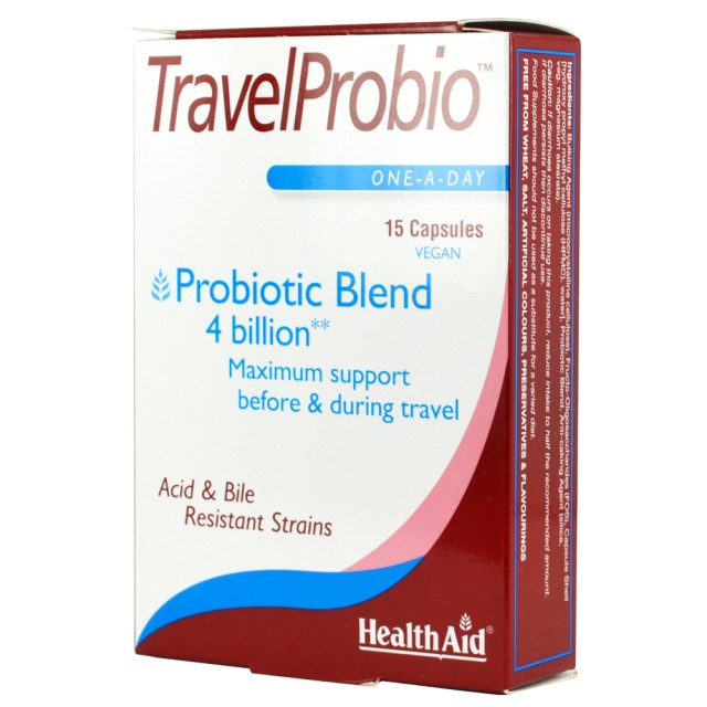 HEALTH AID TRAVEL PROBIO CAPS