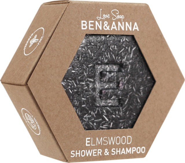 Ben & Anna Love Soap Στερεό Σαμπουάν & Αφρόλουτρο Elmswood 60gr