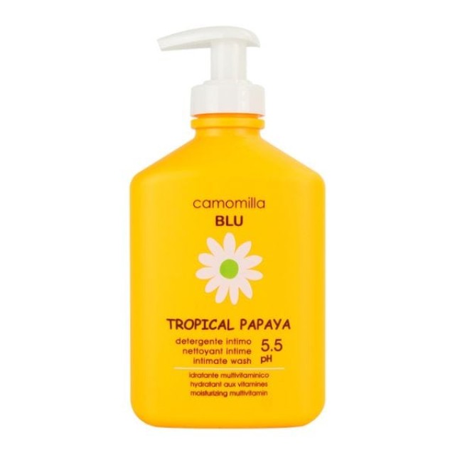 Camomilla Blu Tropical Papaya Intimate Wash Καθαριστικό Ευαίσθητης Περιοχής pH 5.5 300 ml