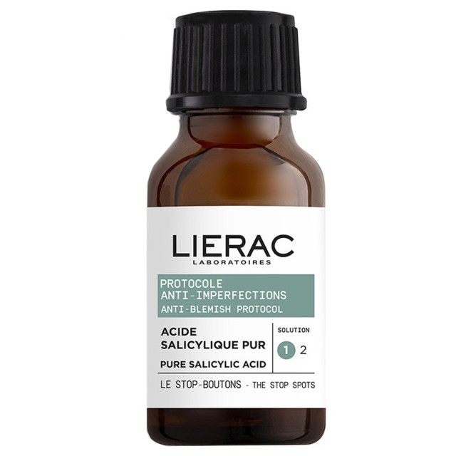 Lierac Protocole Anti-Imperfection & Anti-Blemish Control Stop-Boutons 15ml Θεραπεία Νυκτός Κατά των Ατελειών που Περιορίζει την Εμφάνιση Σημαδιών