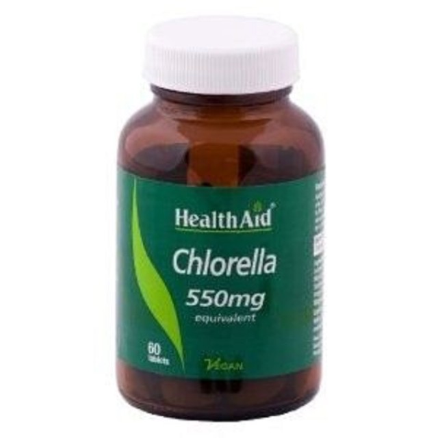 HEALTH AID CHLORELLA 550MG TAB