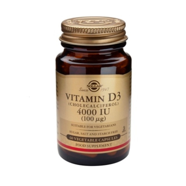 SOLGAR VIT D-3 4000 IU CAPS X60