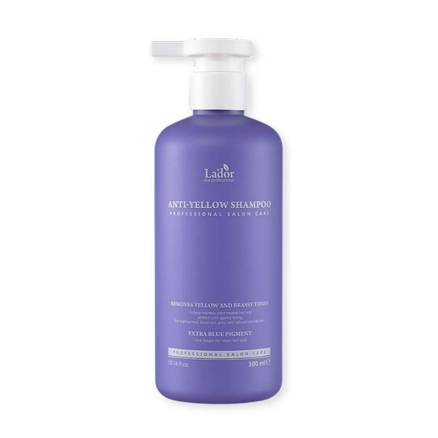 LADOR Anti-Yellow Shampoo 300ml. – Σαμπουάν για ξανθά βαμμένα μαλλιά