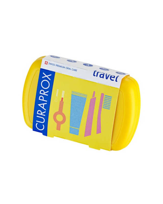 CURAPROX TRAVEL SET ΚΙΤΡΙΝΟ ΟΔΟΝΤ-ΜΕΣΟΔΒΟΥΡΤΣ-BE YOU 10ML