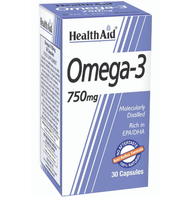 HEALTH AID OMEGA-3 750MG CAPS