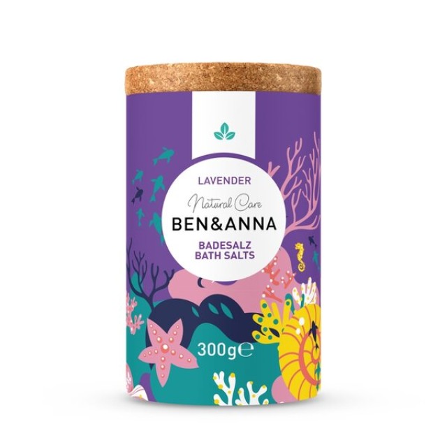 Ben & Anna Bath Salts Lavender  Άλατα μπάνιου με αφρό , 300 g