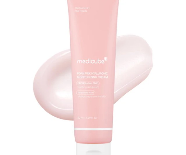 Medicube PDRN Pink Hyaluronic Κρέμα Προσώπου για Ενυδάτωση & Ατέλειες με Υαλουρονικό 50ml