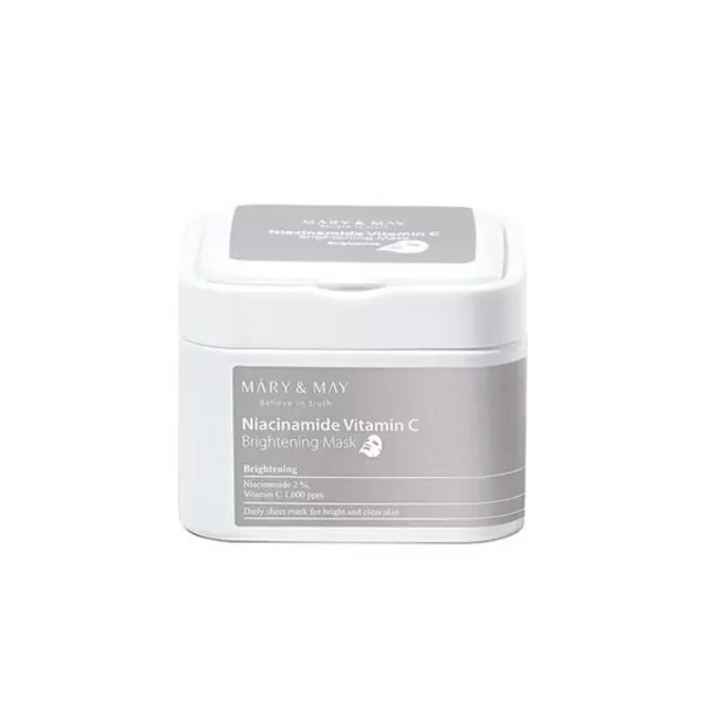 MARY&MAY NIACINAMIDE VITAMIN C BRIGHTENING MASK 30PC