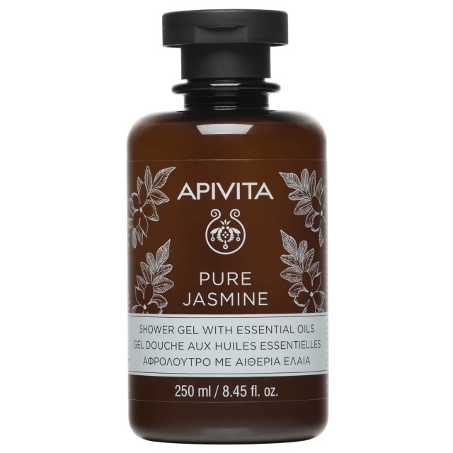 Apivita Pure Jasmine Shower Gel Αφρόλουτρο με Γιασεμί  250ml