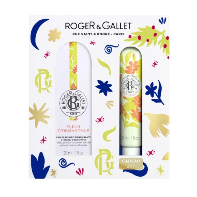 Roger & Gallet Promo Fleur d Osmanthus Eau Parfumee Bienfaisante 30ml & Κρέμα Χεριών 30ml