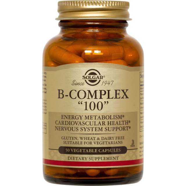 SOLGAR VIT B-100 COMPLEX CAPS