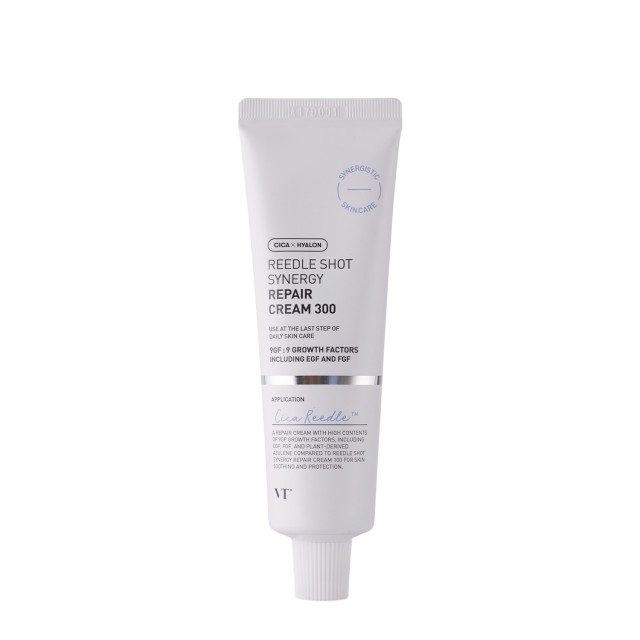 VT Cosmetics - Reedle Shot Synergy Repair Cream 300 - Regenerating Face Cream with Azulene - 50ml