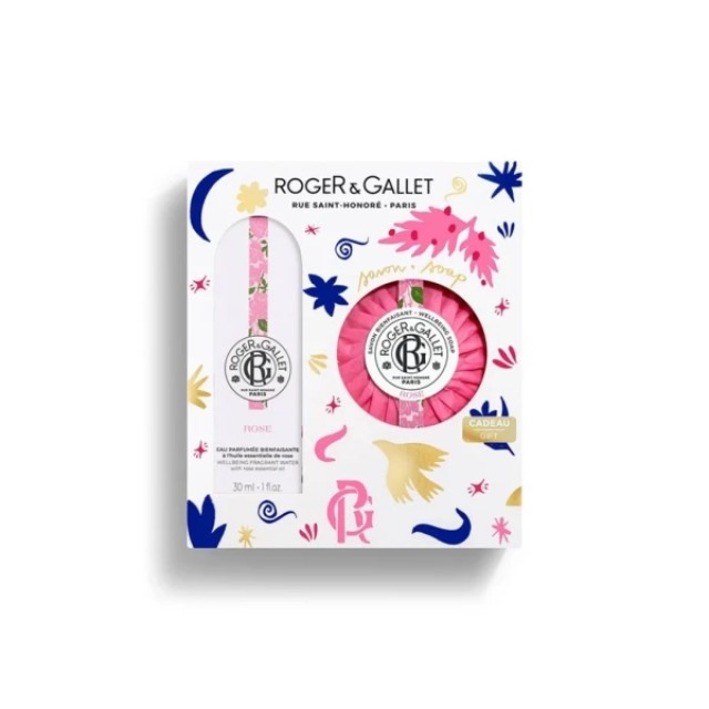 Roger & Gallet Promo Rose Eau Parfumee Bienfaisante 30ml & Wellbeing Soap 100gr