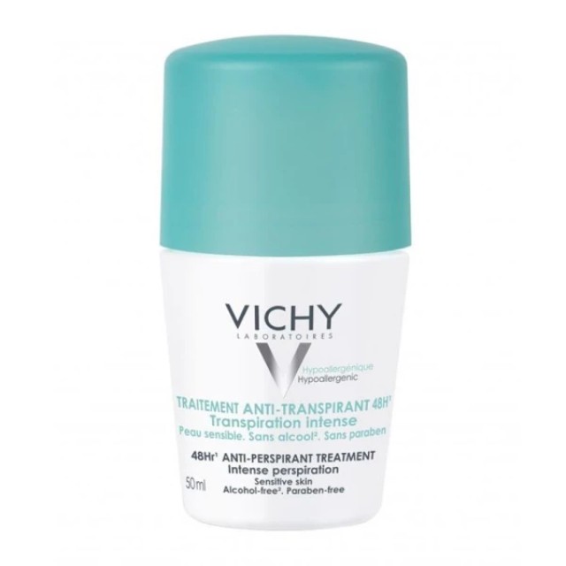 Vichy Deodorant Intensive Anti-perspirant Roll-On 48ωρη Εντατική Αποσμητική Φροντίδα 50ml