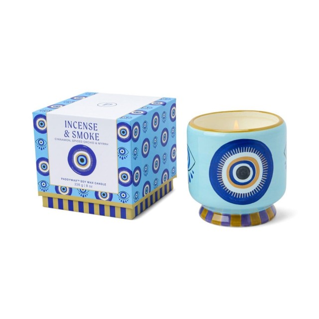 A dopo Κεραμικό κερί σόγιας, Incense & Smoke 226gr Eye - Paddywax