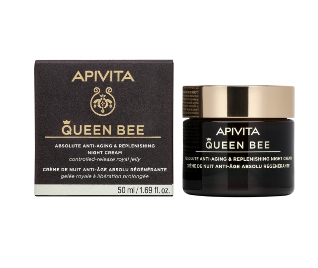 Apivita Queen Bee Κρέμα Νύχτας Απόλυτης Αντιγήρανσης και Εντατικής Θρέψης 50ml