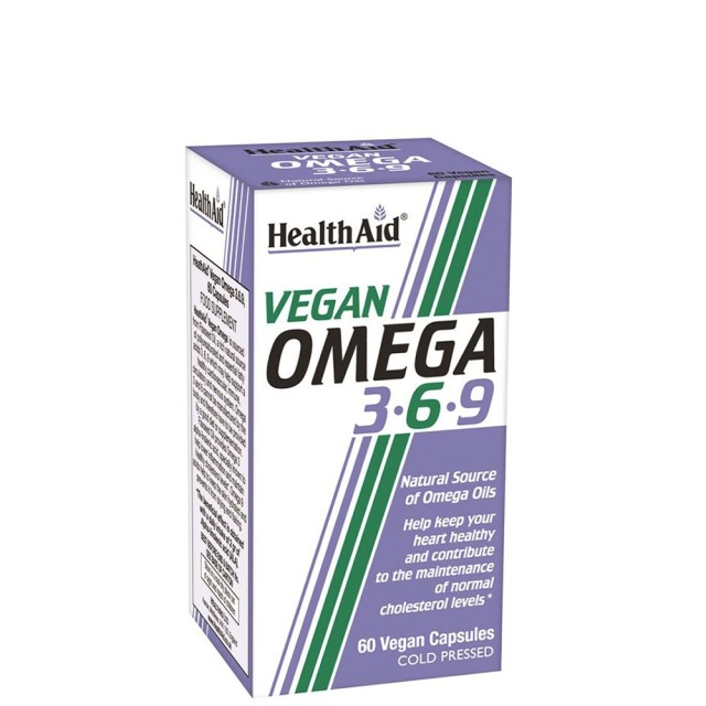 Health Aid Vegan Omega 3-6-9, 60vcaps