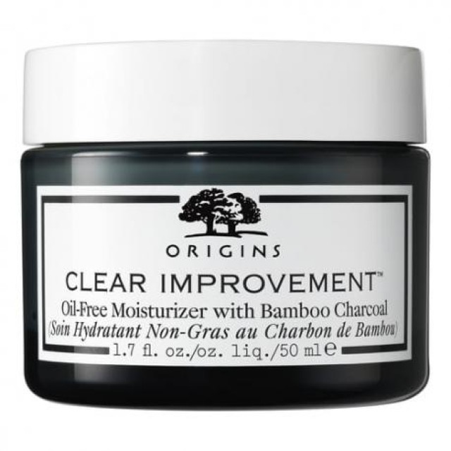 ORIGINS CLEAR IMPROVEMENT PORE CLEAR MOISTURIZER BAMBOO CHARCOAL 50ML