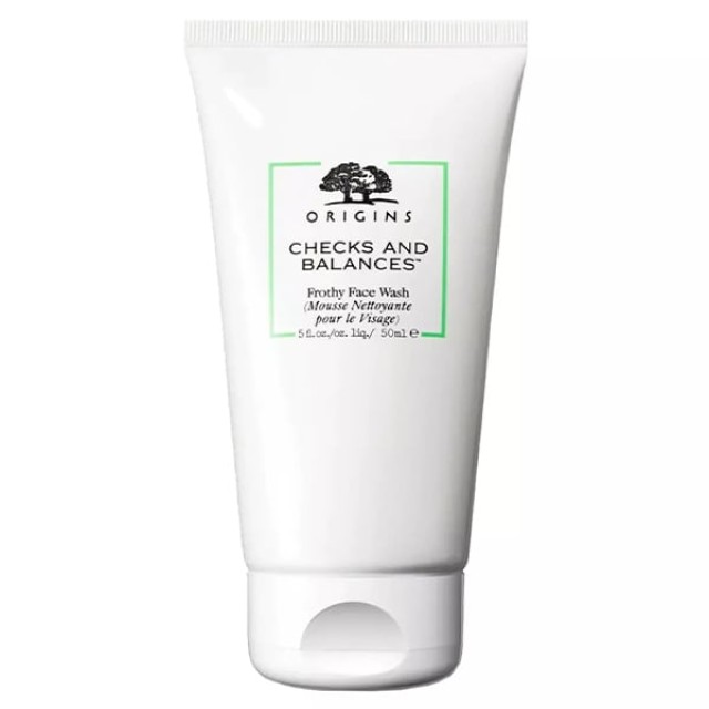 Origins Checks & Balances Frothy Face Wash 50ml Απαλό Αφρώδες Καθαριστικό Προσώπου