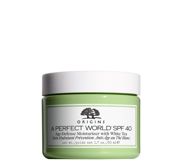 ORIGINS A PERFECT WORLD SPF 40 AGE-DEFENSE MOISTURIZER WHITE TEA 50ML