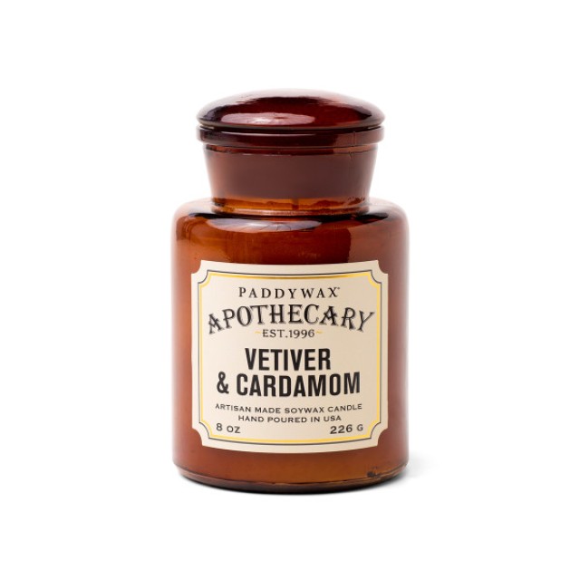 Apothecary Kερί, Vetiver & Cardamon 226gr - Paddywax