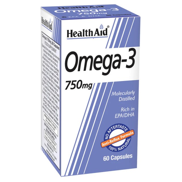 HEALTH AID Omega-3 750mg 60 Κάψουλες