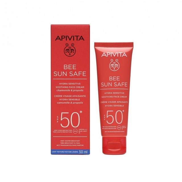 Apivita Bee Sun Safe Hydra Sensitive Soothing Face Cream SPF50 50ml