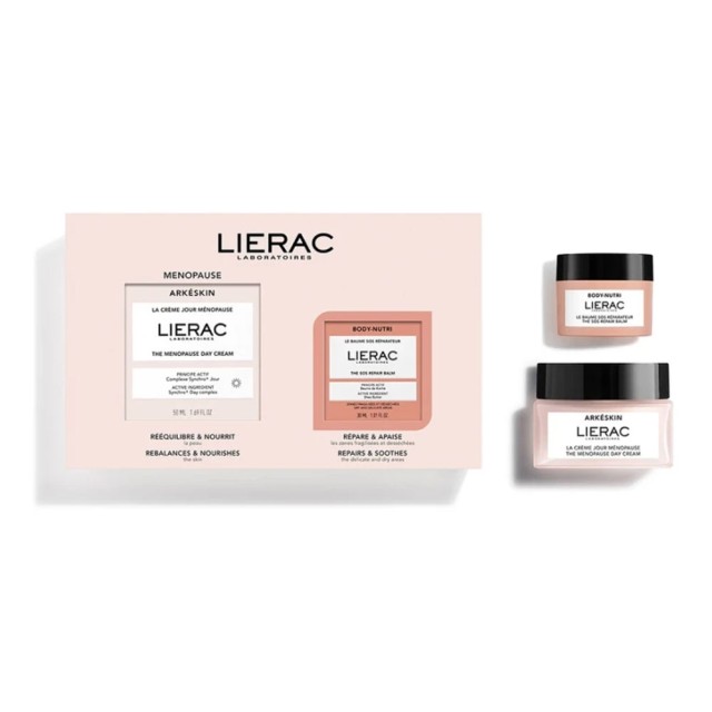 Lierac Arkeskin Σετ για την Εμμηνόπαυση με The Menopause Day Cream Κρέμα Ημέρας, 50ml & Body-Nutri The SOS Repair Balm Βάλσαμο Επανόρθωσης, 30ml