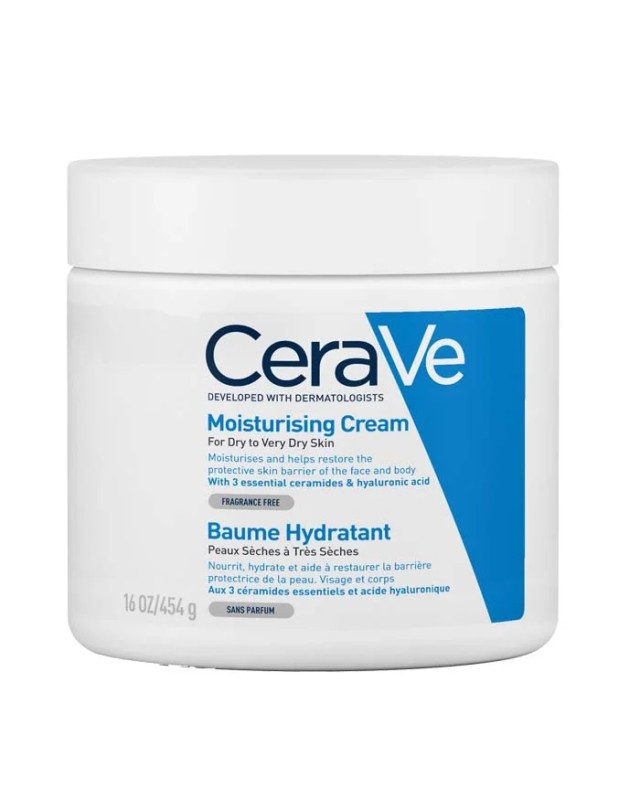 CeraVe Moisturising Cream Ενυδατική Κρέμα Προσώπου & Σώματος 454g