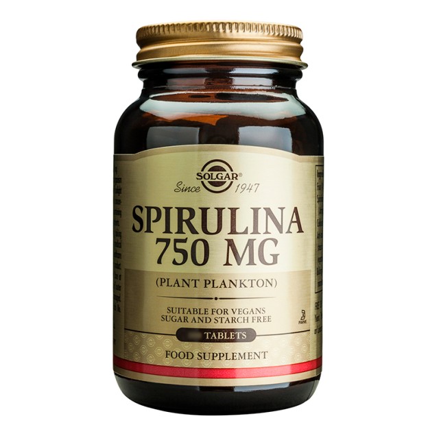 SOLGAR SPIRULINA 750MG 80TABS