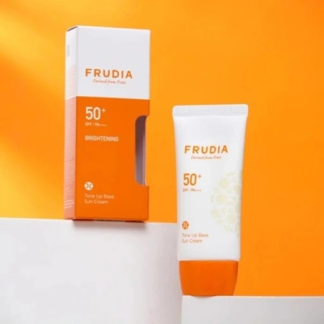 Frudia Tone Up Base Sun Cream Αντηλιακή Κρέμα Προσώπου SPF50 50ml