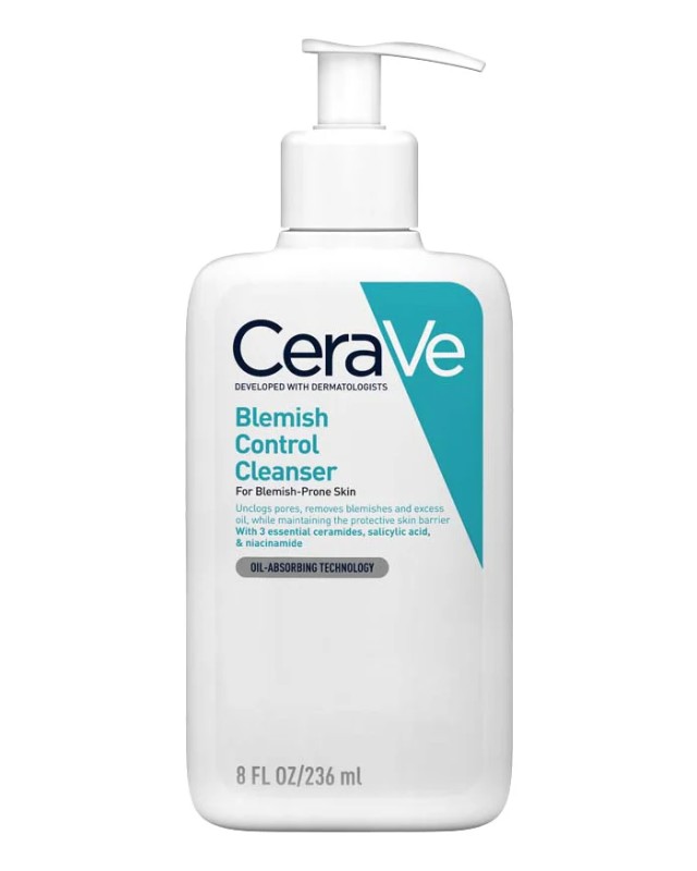 CeraVe Blemish Control Cleanser Gel Καθαρισμού Προσώπου Για Δέρμα Με Τάση Ακμής 236ml